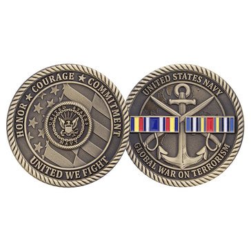 Challenge Coin Global War on Terrorism United We Fight Coin