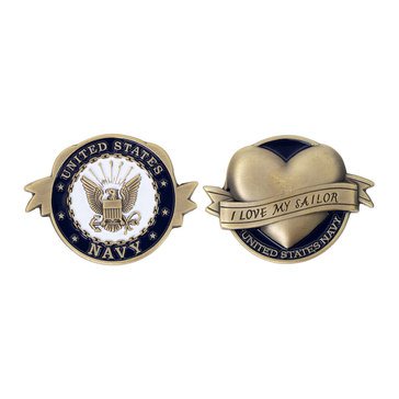Vanguard US Navy I Love My Sailor Coin