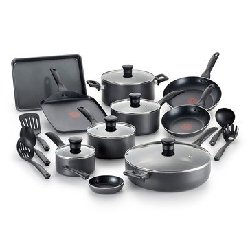 T-Fal Easy Care 20-Piece Cookware Set