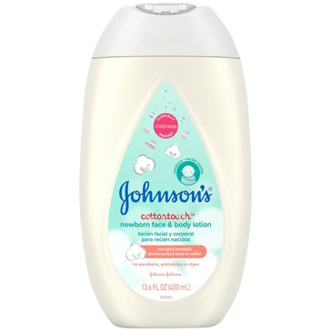 Johnson's Baby Cotton Touch Daily Face Body Moisturizer, 13.6oz
