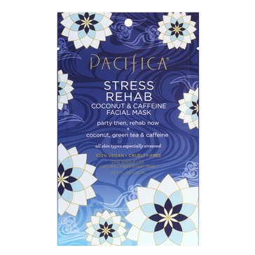 Pacifica Stress Rehab Coconut & Caffeine Facial Mask 1ct