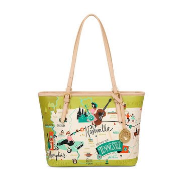 Spartina 449 Tennessee Top Zipper Small Tote