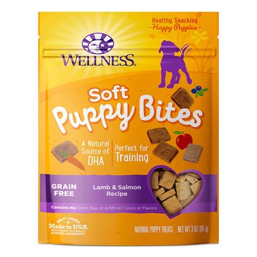 Wellness Soft Puppy 3 oz.Lamb & Salmon Bites