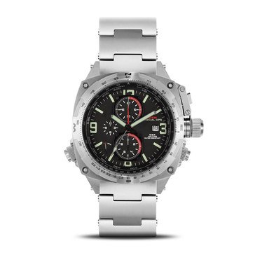MTM Special Ops Cobra Silver Case Titanium Watch 