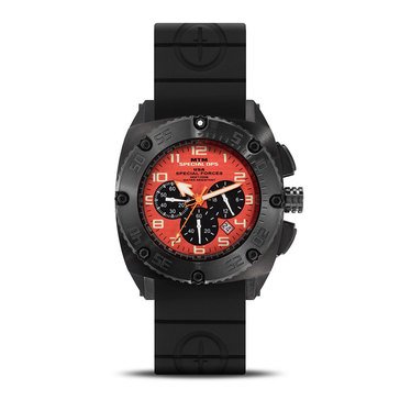 MTM Special Ops Patriot Black Stainless Steel Chronograph Watch 