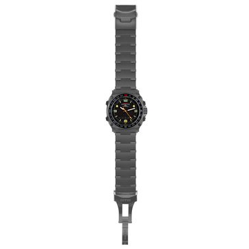 MTM Men's Silencer Digital Analog Steel Band Watch, 44mm
