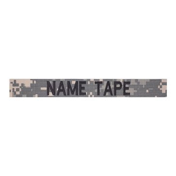 Army ACU Nametape Black Thread
