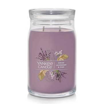 Yankee Candle Dried Lavender and Oak Signature Large Jar