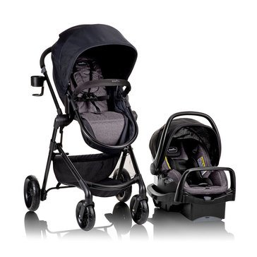 Evenflo Pivot Modular Travel System with SafeMax Infant Car Seat