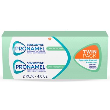 Sensodyne ProNamel Daily Protection 2-Pack Toothpaste, 8oz