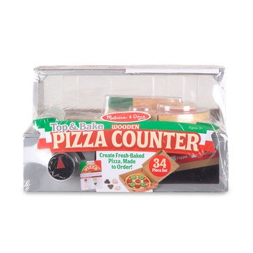 Melissa & Doug Top & Bake Pizza Counter Pretend Food