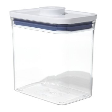 OXO POP2 1.7-Quart Rectangle Short Food Storage