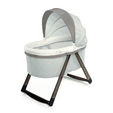 Ingenuity FoldAway Rocking Wood Bassinet with Canopy