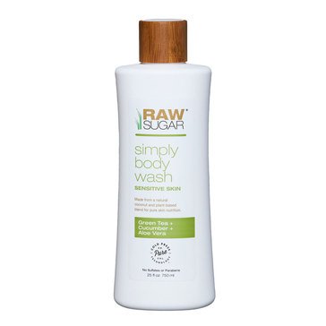 Raw Sugar Green Tea + Cucumber + Aloe Vera Simply Senstive Skin Body Wash