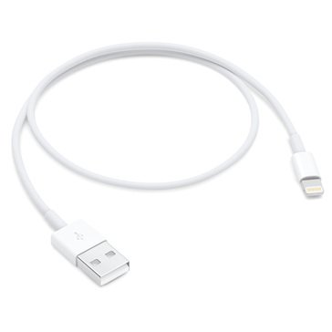 Apple - USB Type A-to-Lightning Charging Cable - White