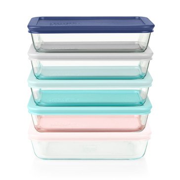 Pyrex Simply Store 10-Piece 3-Cup Meal Plan Set