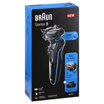 Braun Shaver 5018S Solo Blue V1