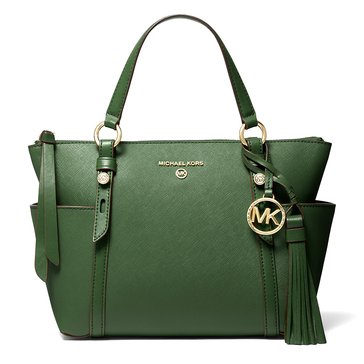 Michael Kors Nomad Small Convertible Top Zip Tote