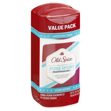 Old Spice High Endurance Deodorant Pure Sport 3oz 2-Pack