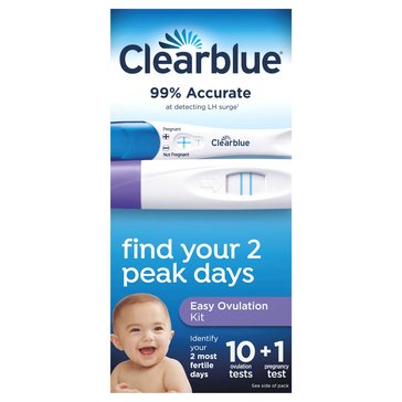 Clear Blue Ovulation Tests 10ct Visual Pregnancy Test 1ct