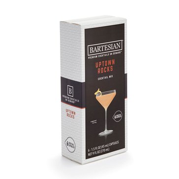 Bartesian Uptown Rocks Cocktail Mixer Capsules, Pack of 6 Cocktail Capsules_D