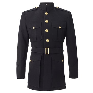 USMC Men's Officer Dress Blue Wool Coat