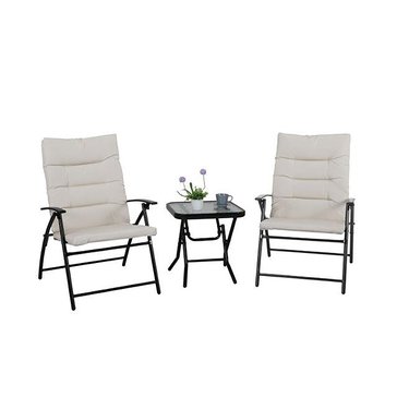 Harbor Home Oyster 3-Piece Chat Set