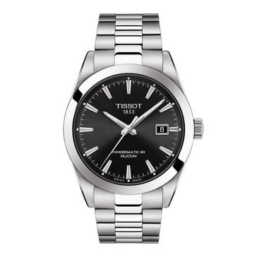 Tissot Men's Gentleman Powermatic 80 Silicium Bracelet Watch