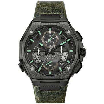 Bulova Men's Precisionist X Special Edition Leather Strap Watch