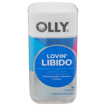OLLY Lovin Libido Supports Health Drive & Sensation Capsules, 40-count
