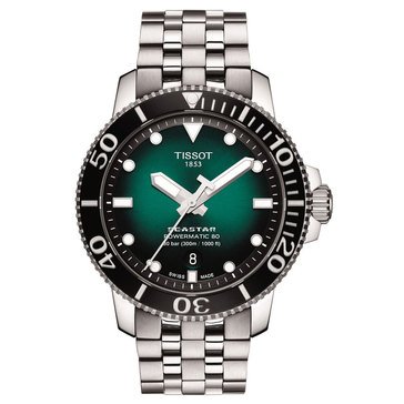 Tissot Men's Seastar 1000 Powermatic 80 Stainless Steel Bracelet Watch