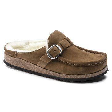 Birkenstock Women's Buckley Shearling Suede Closed Toe Slip On