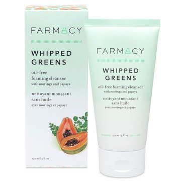 Farmacy Whipped Greens Oil-Free Foaming Cleanser With Moringa and Papaya