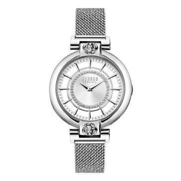 Versus Versace Women's Silver Lake Mesh Bracelet Watch