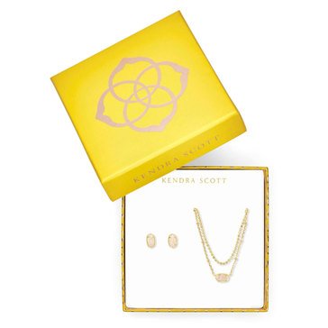 Kendra Scott Emilie Multi-Strand Necklace & Studs Gift Set