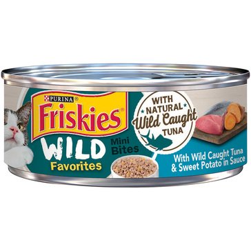 Friskies Wild Favorites Tuna and Sweet Potato