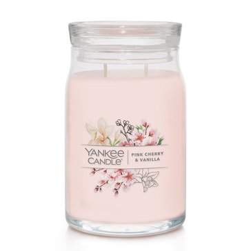 Yankee Candle Signature Pink Cherry Vanilla Large Classic Jar 