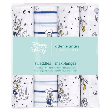 Mickey Stargazer 4-Pack Swaddles