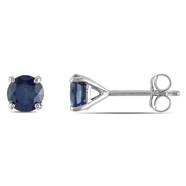 Sofia B. 10K White Gold Sapphire Stud Earrings