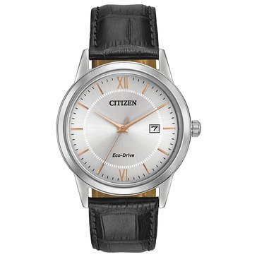 Citizen Eco-Drive Men's Corso Leather Strap Watch