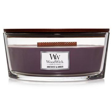 Woodwick Ellipse Amethyst and Amber Large Candle