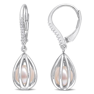 Sofia B. Freshwater Cultured Pearl and Diamond Accent Pearl Earrings