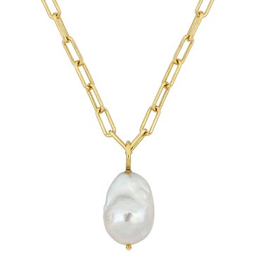 Sofia B. Freshwater Cultured Pearl Oval Link Necklace