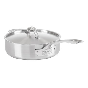 Viking Professional 5-Ply Stainless Steel 3.4-Quart Saute Pan