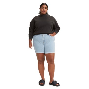 Levi's Women's Mid-Length Denim Short (Plus Size)