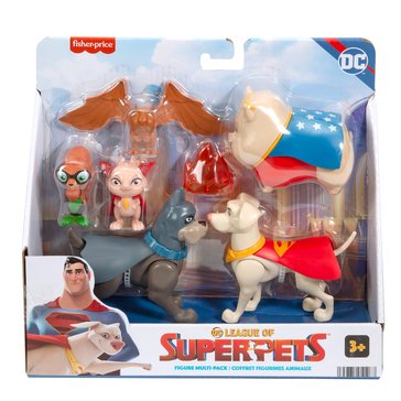 Fisher Price Dc League Of Super Pets Figure Multi-Pack