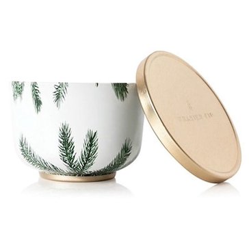 Thymes Frasier Fir Pine Needle Candle Tin Gold Lid