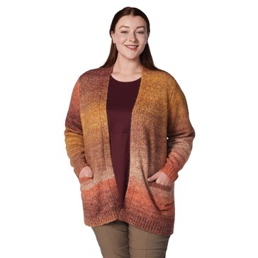 Yarn & Sea Women's Ombre Open Sweater Cardie (Plus Size)