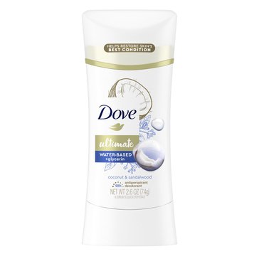 Dove Advanced Care Invisible Coconut Sandalwood Deodorant 2.6oz