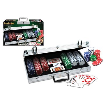 ProPoker 300 11.5g Poker Chips In Aluminum Case